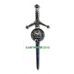 Kilt Pin with Clan Crest (H-MacIver)