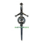 Kilt Pin with Clan Crest (H-MacIver)