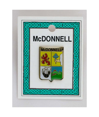 Lapel Pin Irish Name, Province or County - CLOSEOUT, LIMITED TO STOCK ON HAND