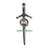 Kilt Pin with Clan Crest (H-MacIver)