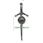 Kilt Pin with Clan Crest (H-MacIver)