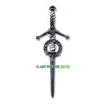 Kilt Pin with Clan Crest (H-MacIver)