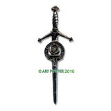 Kilt Pin with Clan Crest (H-MacIver)