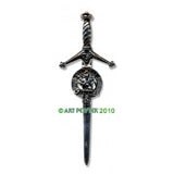 Kilt Pin with Clan Crest (H-MacIver)