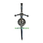 Kilt Pin with Clan Crest (H-MacIver)