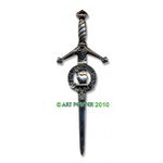 Kilt Pin with Clan Crest (H-MacIver)