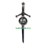 Kilt Pin with Clan Crest (H-MacIver)