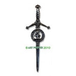 Kilt Pin with Clan Crest (H-MacIver)