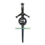 Kilt Pin with Clan Crest (H-MacIver)