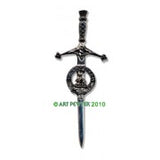 Kilt Pin with Clan Crest (H-MacIver)