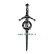 Kilt Pin with Clan Crest (MacKay-R)