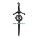 Kilt Pin with Clan Crest (MacKay-R)