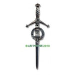 Kilt Pin with Clan Crest (MacKay-R)