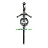 Kilt Pin with Clan Crest (MacKay-R)