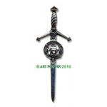 Kilt Pin with Clan Crest (MacKay-R)