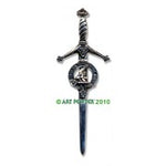 Kilt Pin with Clan Crest (MacKay-R)