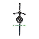 Kilt Pin with Clan Crest (MacKay-R)