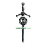 Kilt Pin with Clan Crest (MacKay-R)