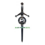 Kilt Pin with Clan Crest (MacKay-R)