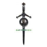 Kilt Pin with Clan Crest (MacKay-R)