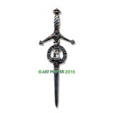 Kilt Pin with Clan Crest (MacKay-R)