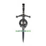 Kilt Pin with Clan Crest (MacKay-R)