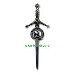 Kilt Pin with Clan Crest (MacKay-R)