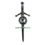 Kilt Pin with Clan Crest (MacKay-R)