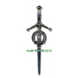 Kilt Pin with Clan Crest (MacKay-R)