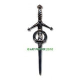 Kilt Pin with Clan Crest (MacKay-R)