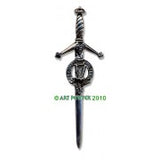 Kilt Pin with Clan Crest (MacKay-R)