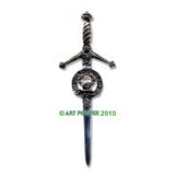 Kilt Pin with Clan Crest (MacKay-R)