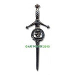 Kilt Pin with Clan Crest (MacKay-R)