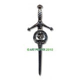 Kilt Pin with Clan Crest (MacKay-R)