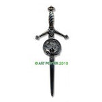 Kilt Pin with Clan Crest (H-MacIver)